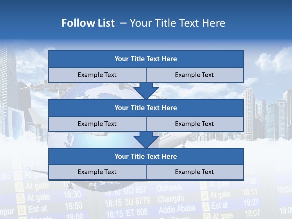 Vivid Vacation Oia PowerPoint Template