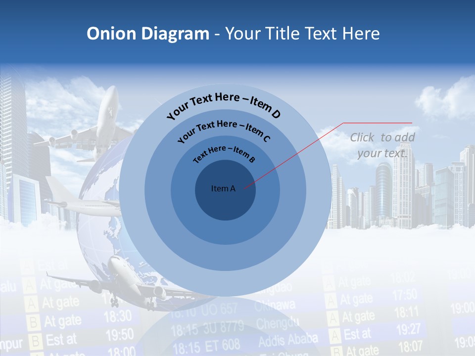 Vivid Vacation Oia PowerPoint Template