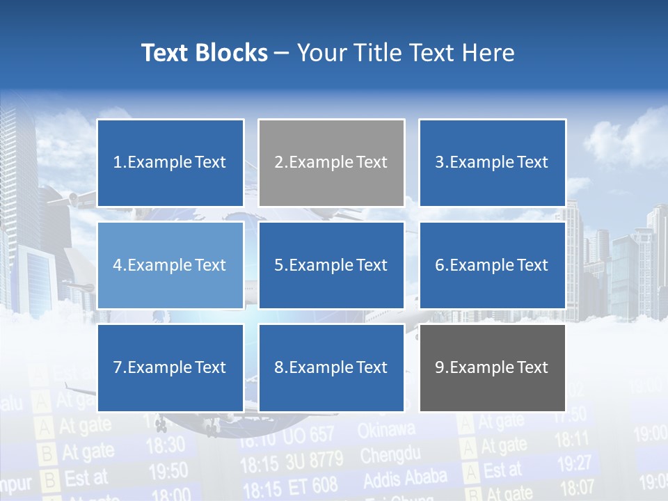 Vivid Vacation Oia PowerPoint Template