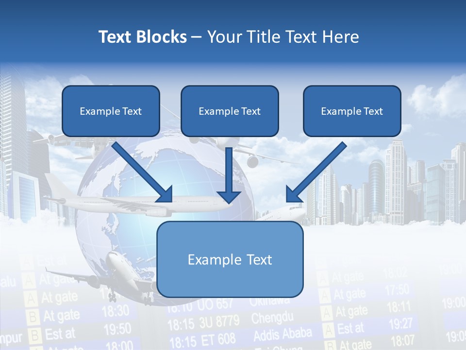 Vivid Vacation Oia PowerPoint Template