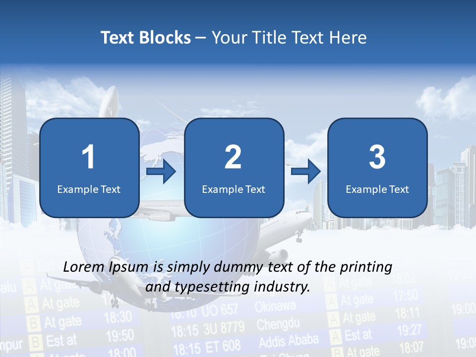Vivid Vacation Oia PowerPoint Template