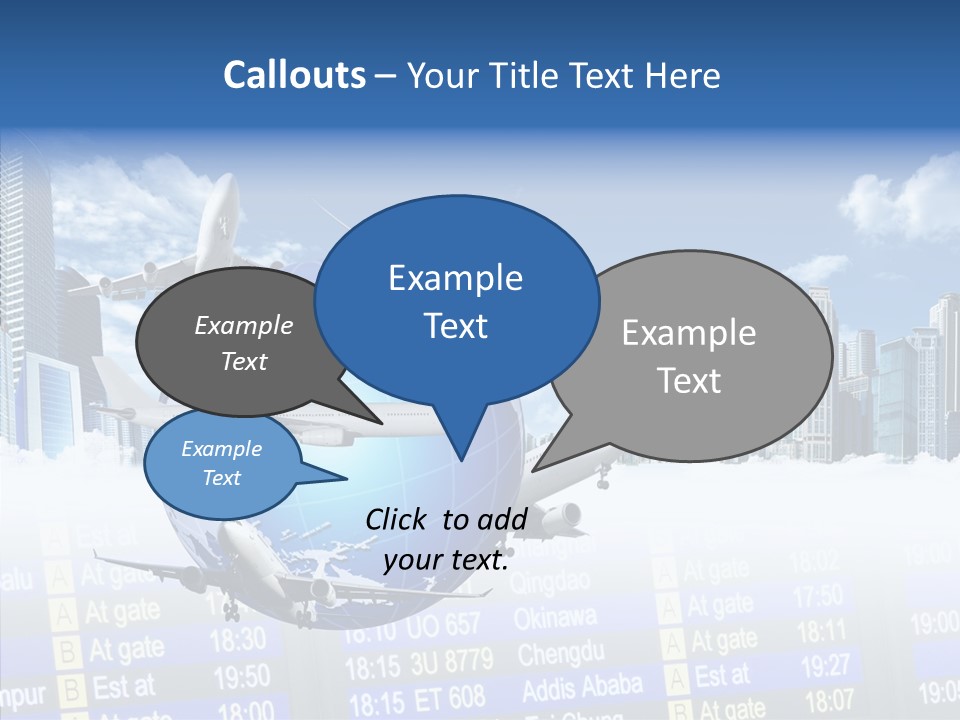 Vivid Vacation Oia PowerPoint Template