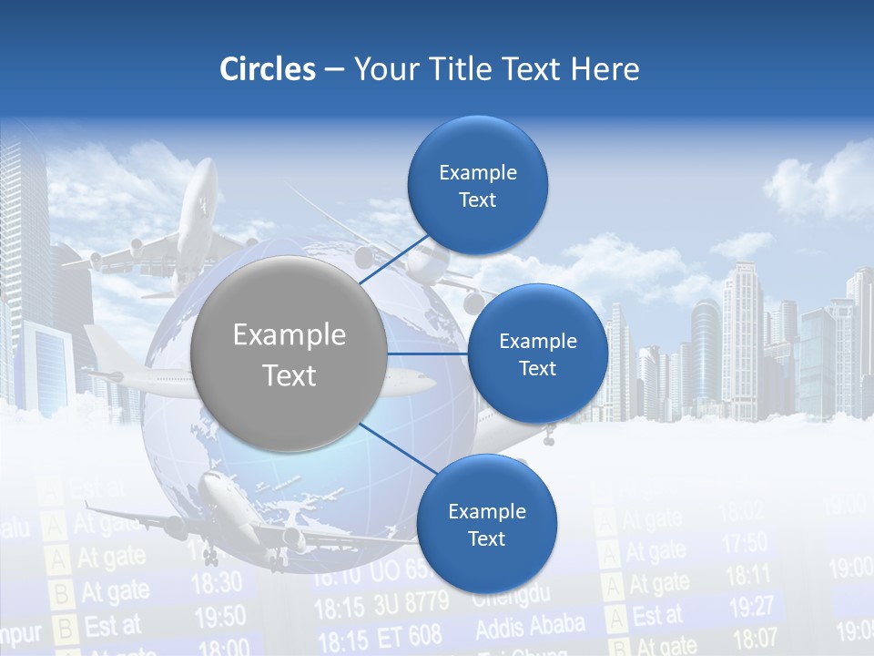 Vivid Vacation Oia PowerPoint Template