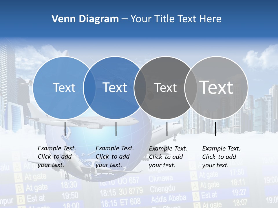 Vivid Vacation Oia PowerPoint Template