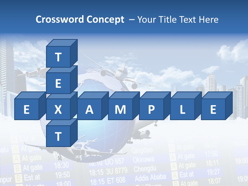 Vivid Vacation Oia PowerPoint Template