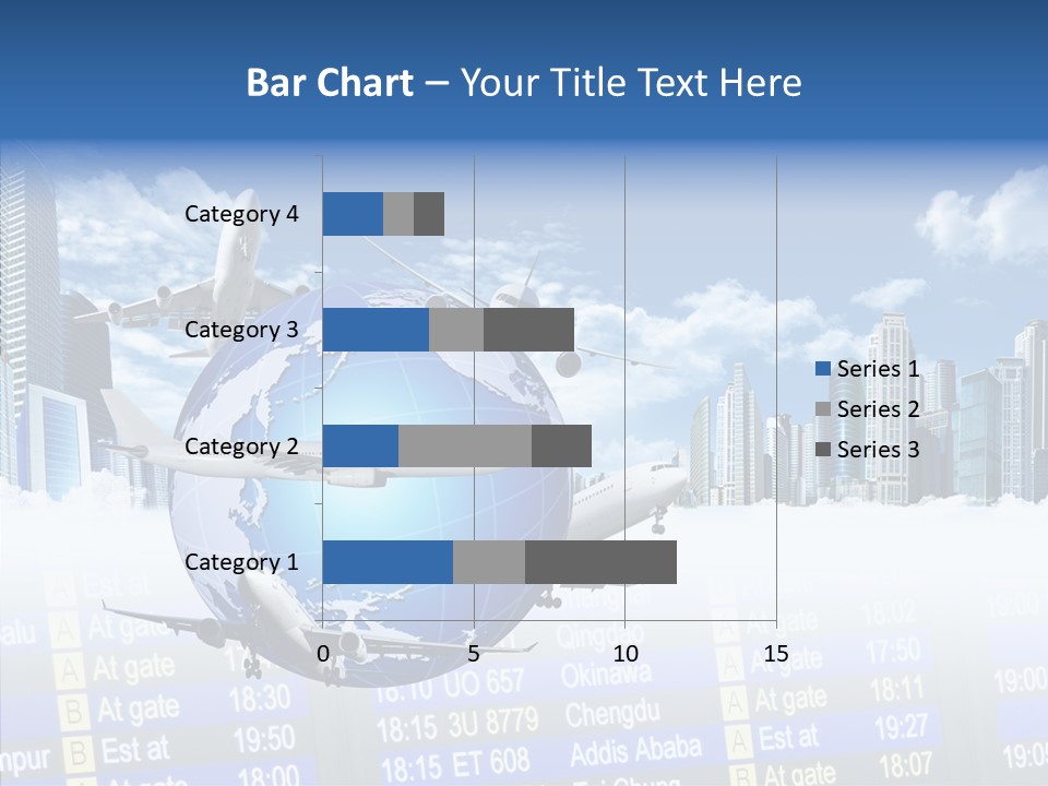 Vivid Vacation Oia PowerPoint Template