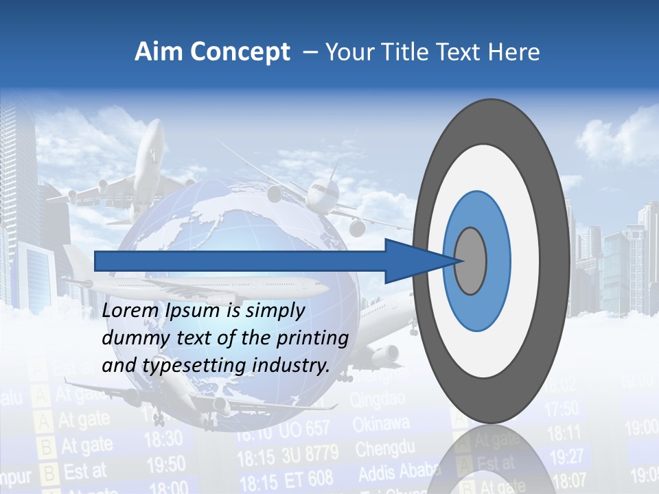 Vivid Vacation Oia PowerPoint Template