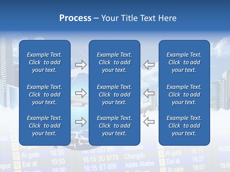 Vivid Vacation Oia PowerPoint Template