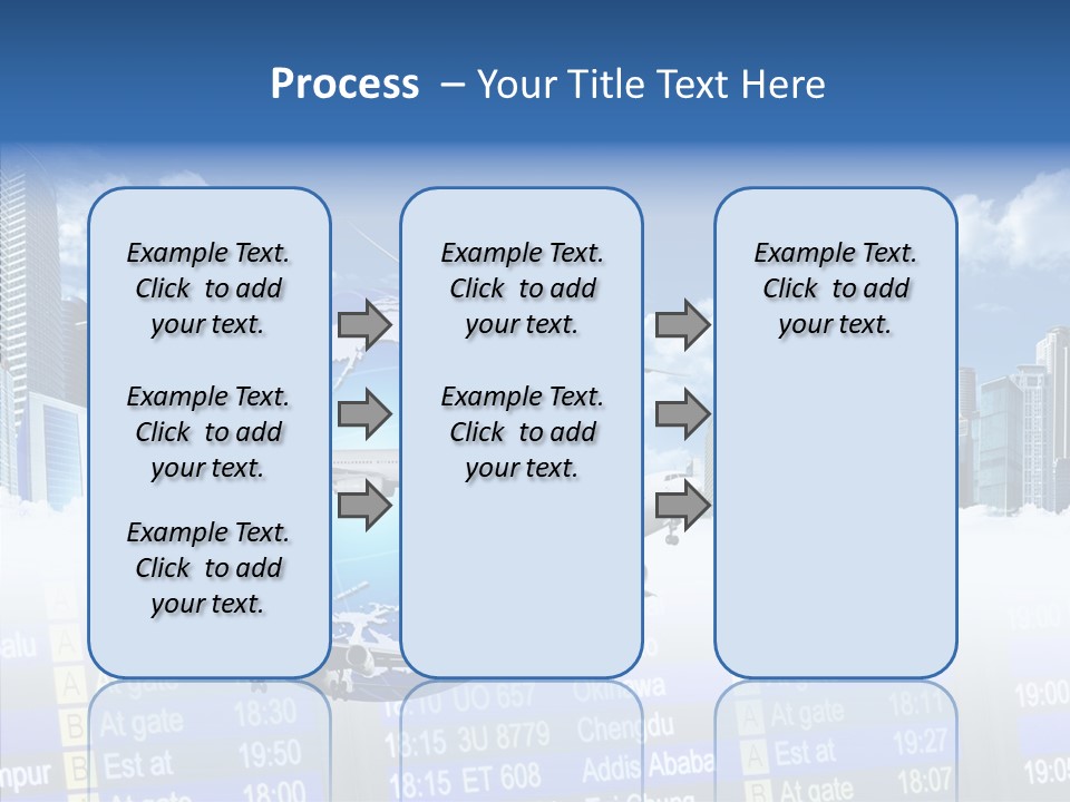 Vivid Vacation Oia PowerPoint Template