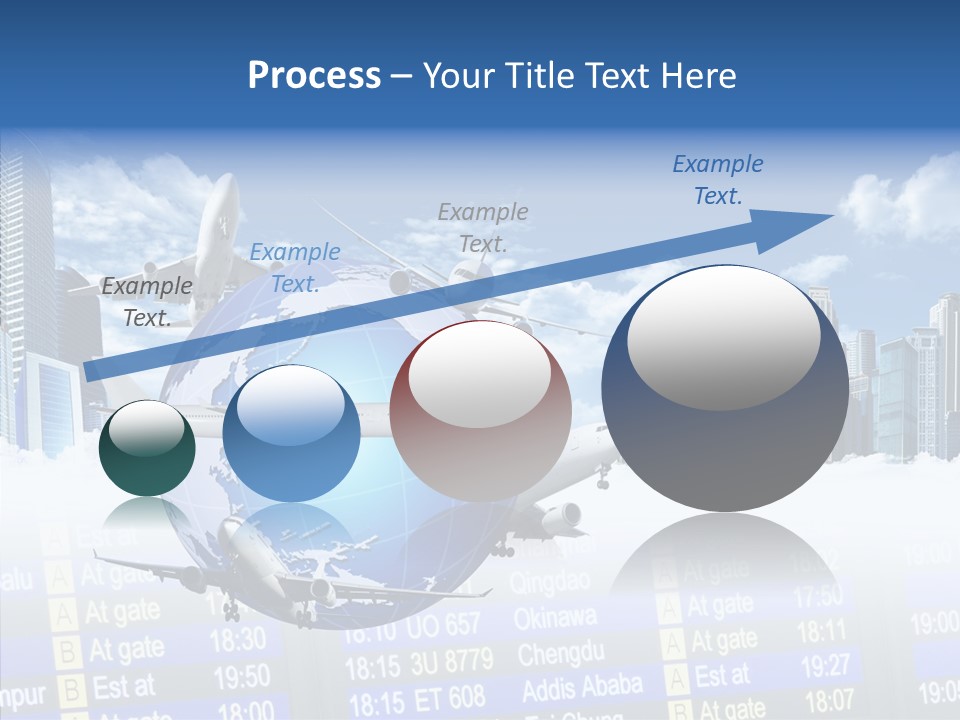 Vivid Vacation Oia PowerPoint Template