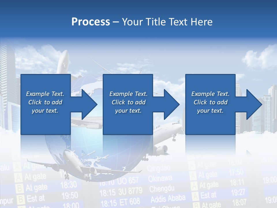 Vivid Vacation Oia PowerPoint Template