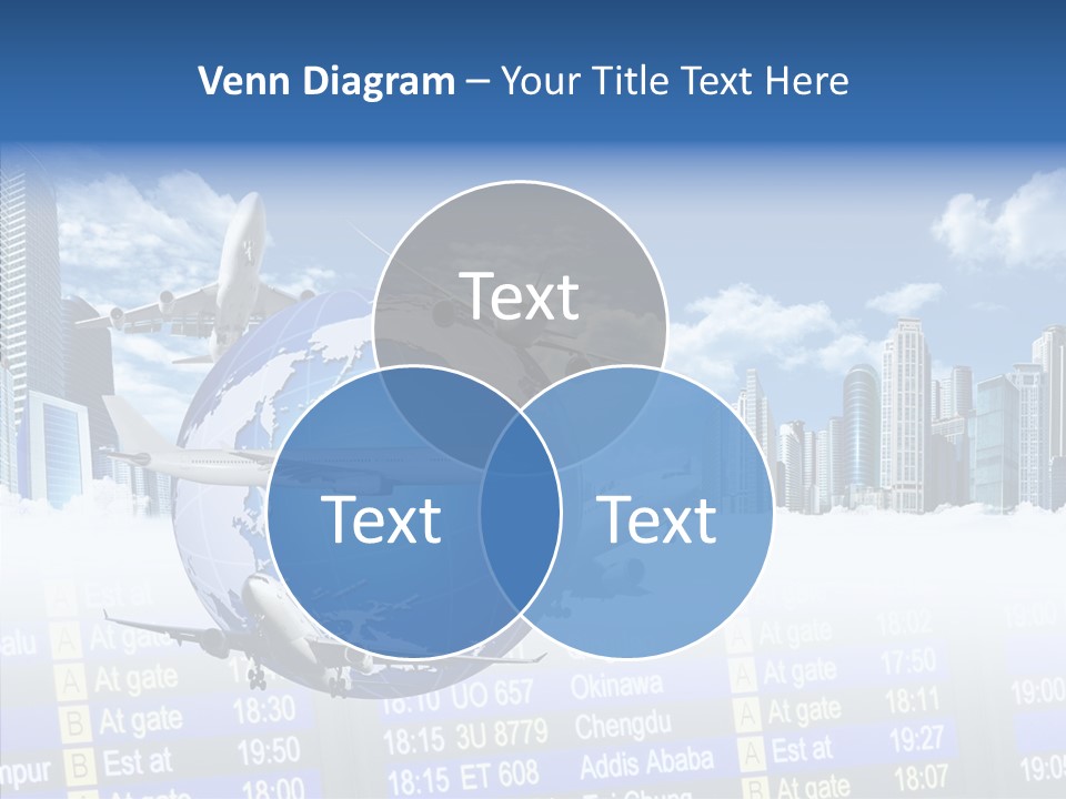 Vivid Vacation Oia PowerPoint Template