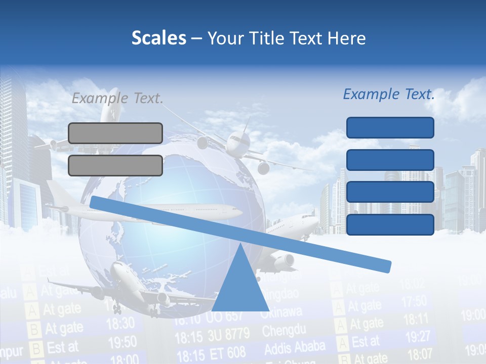 Vivid Vacation Oia PowerPoint Template
