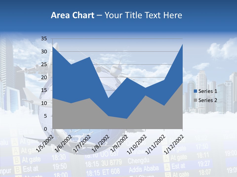 Vivid Vacation Oia PowerPoint Template