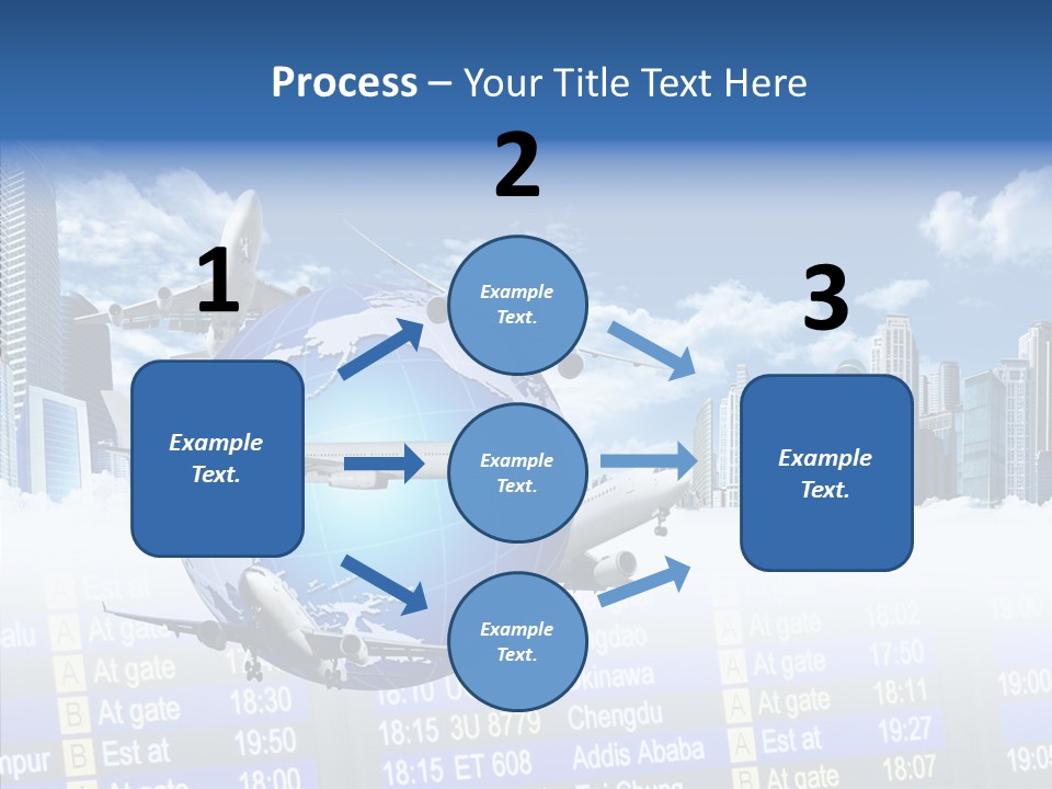 Vivid Vacation Oia PowerPoint Template