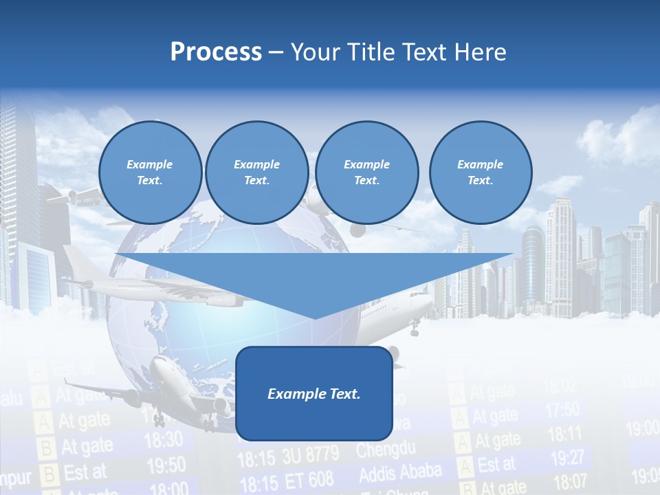 Vivid Vacation Oia PowerPoint Template