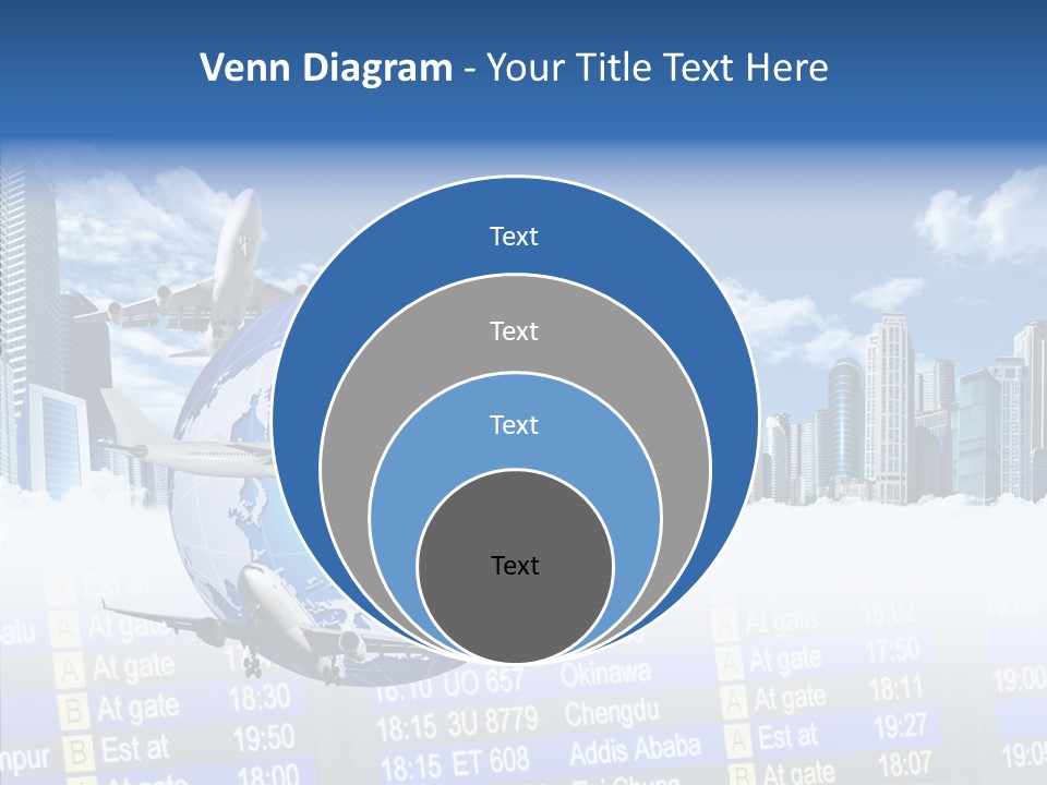 Vivid Vacation Oia PowerPoint Template