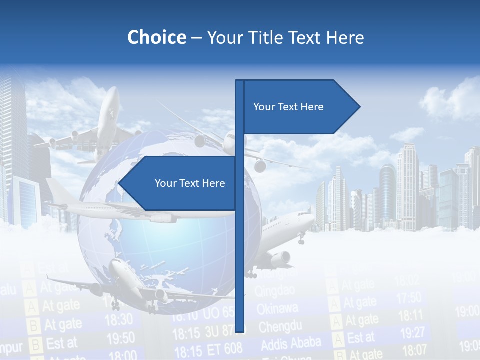 Vivid Vacation Oia PowerPoint Template