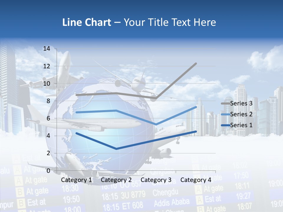 Vivid Vacation Oia PowerPoint Template