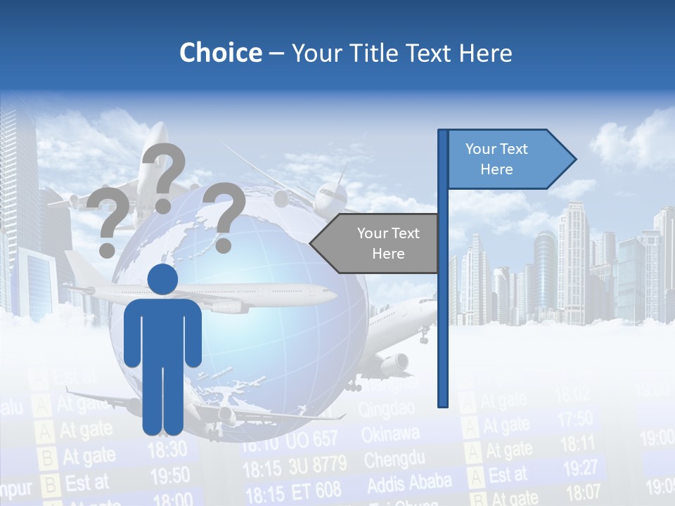 Vivid Vacation Oia PowerPoint Template