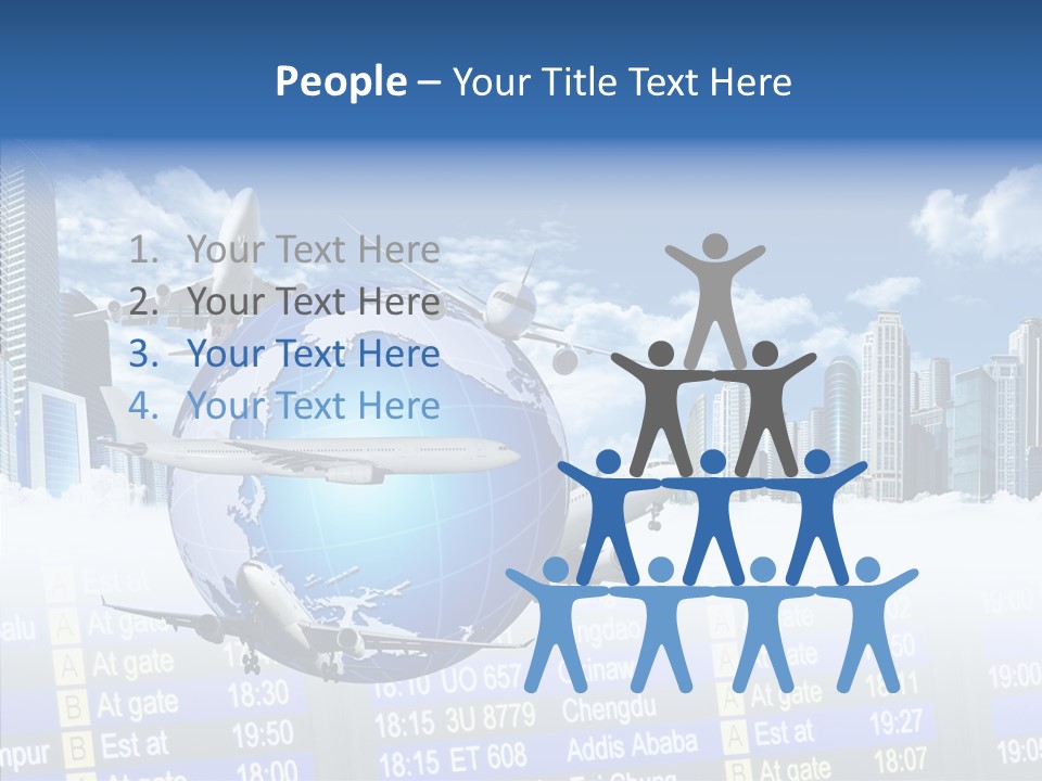 Vivid Vacation Oia PowerPoint Template