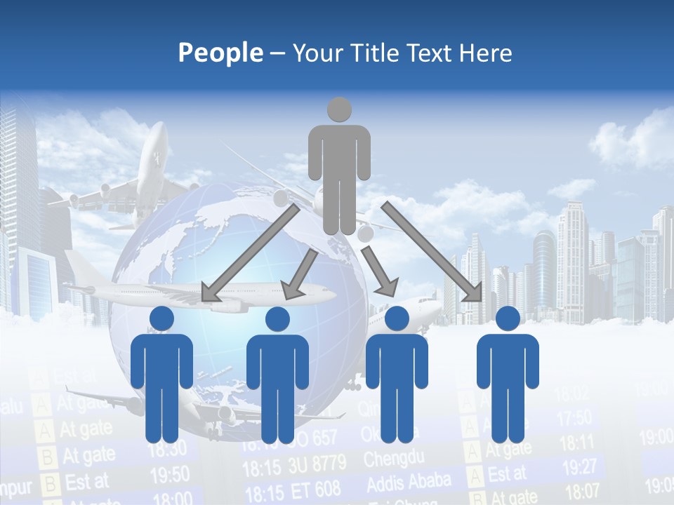 Vivid Vacation Oia PowerPoint Template