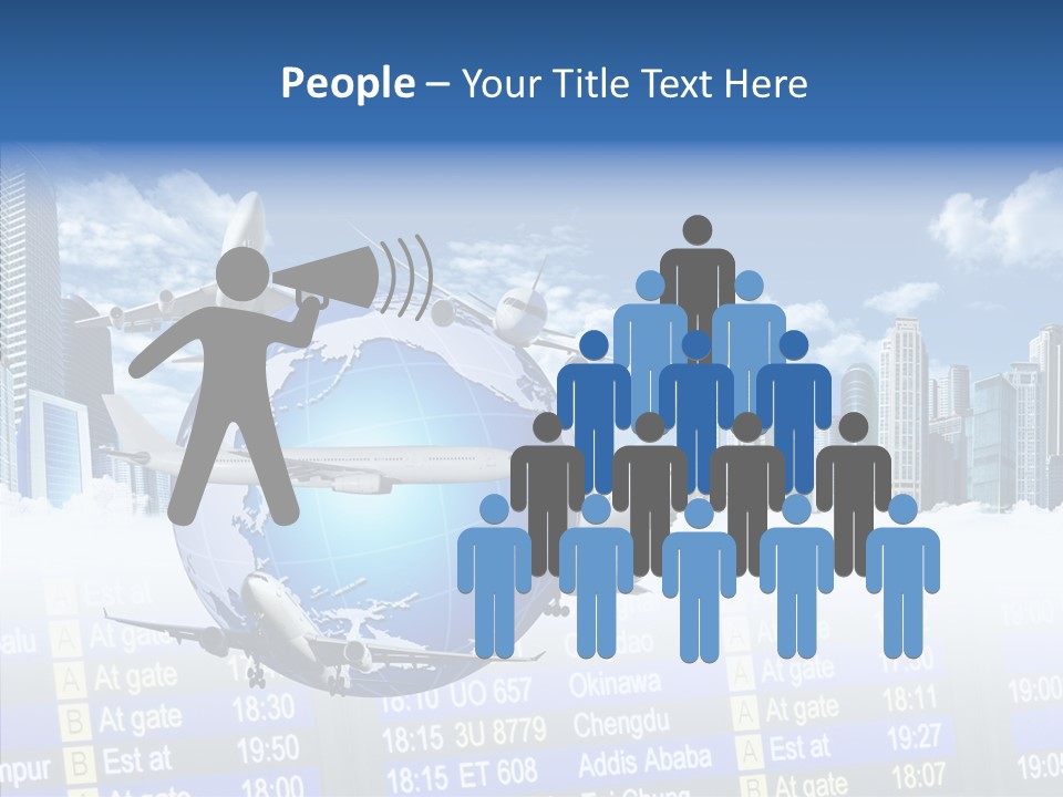 Vivid Vacation Oia PowerPoint Template