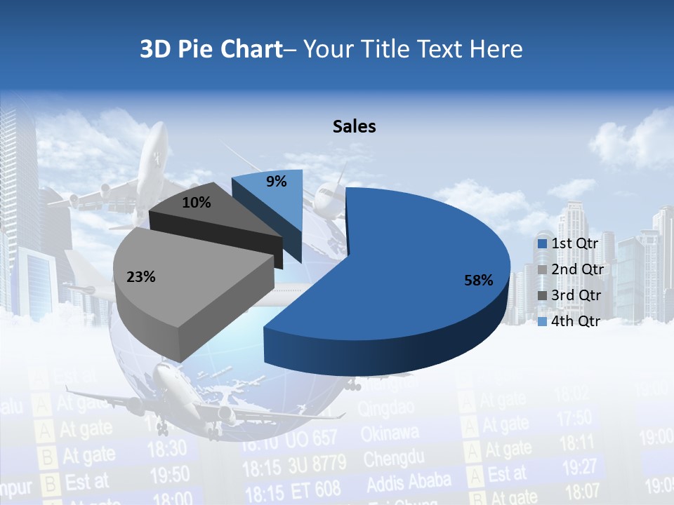 Vivid Vacation Oia PowerPoint Template