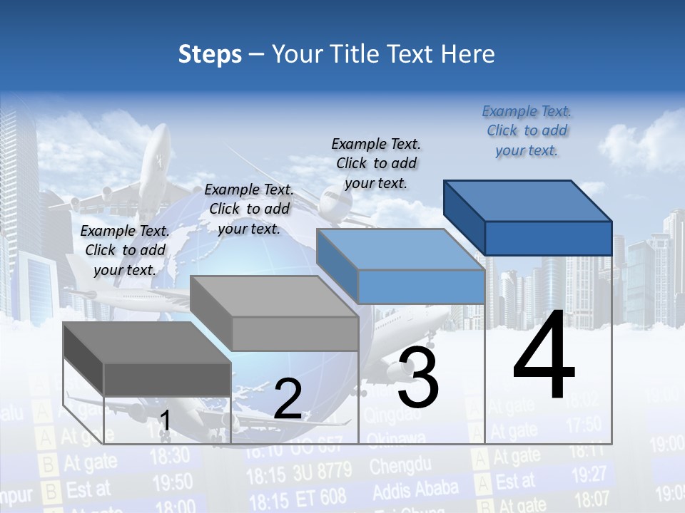 Vivid Vacation Oia PowerPoint Template
