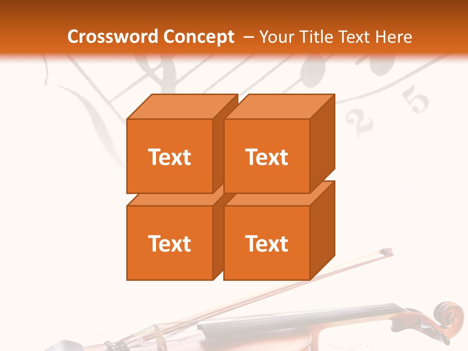 Black And White Cello Music PowerPoint Template