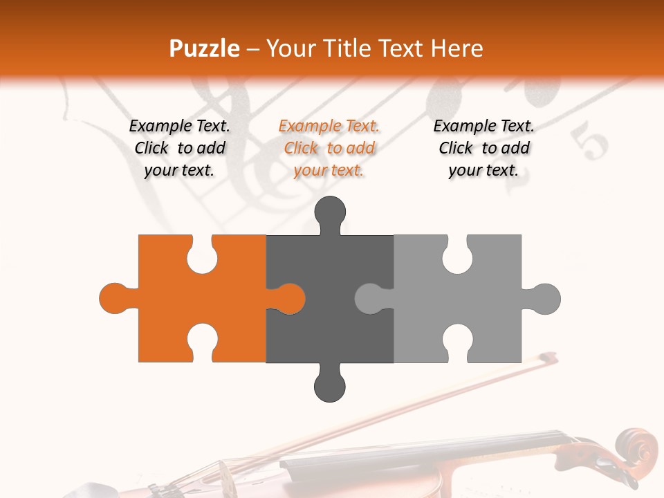 Black And White Cello Music PowerPoint Template