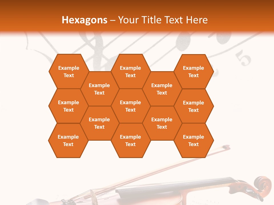 Black And White Cello Music PowerPoint Template