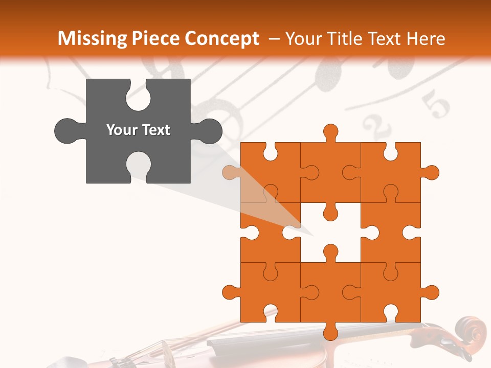 Black And White Cello Music PowerPoint Template