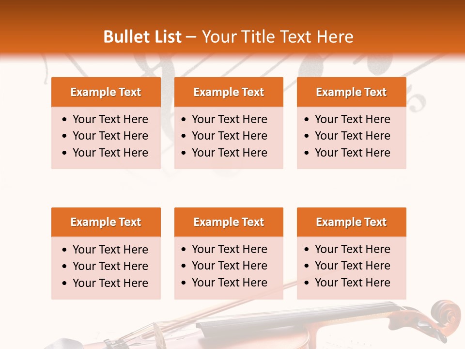 Black And White Cello Music PowerPoint Template