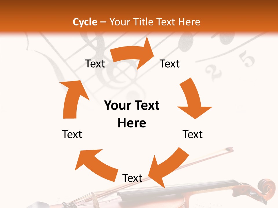 Black And White Cello Music PowerPoint Template