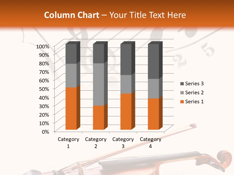 Black And White Cello Music PowerPoint Template