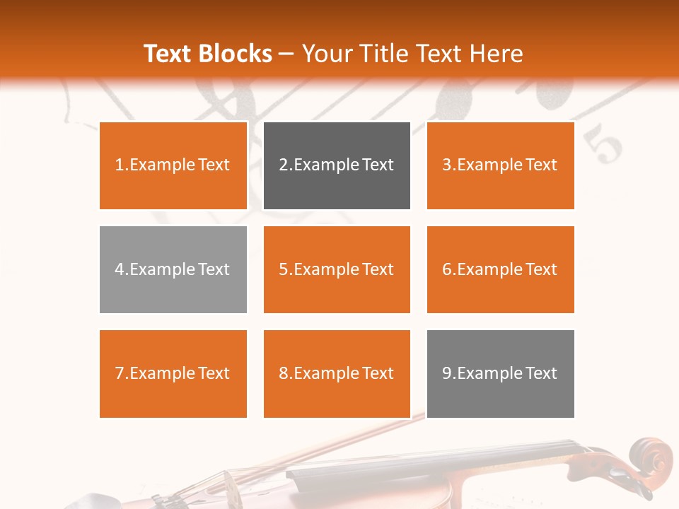 Black And White Cello Music PowerPoint Template