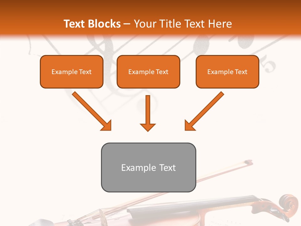 Black And White Cello Music PowerPoint Template