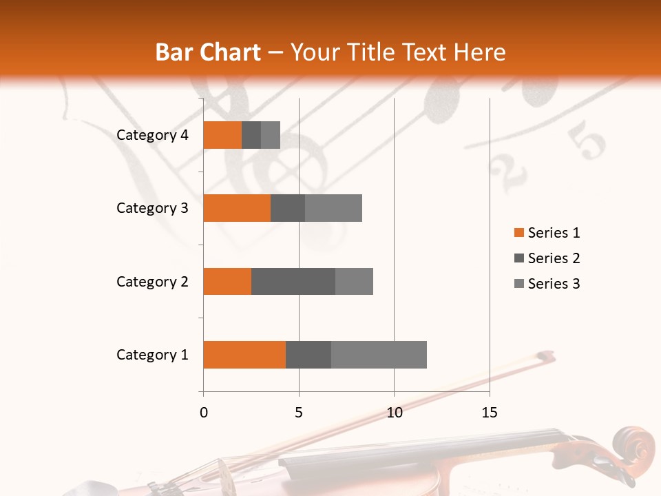 Black And White Cello Music PowerPoint Template