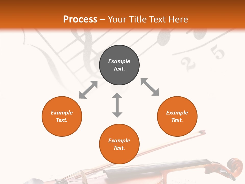 Black And White Cello Music PowerPoint Template