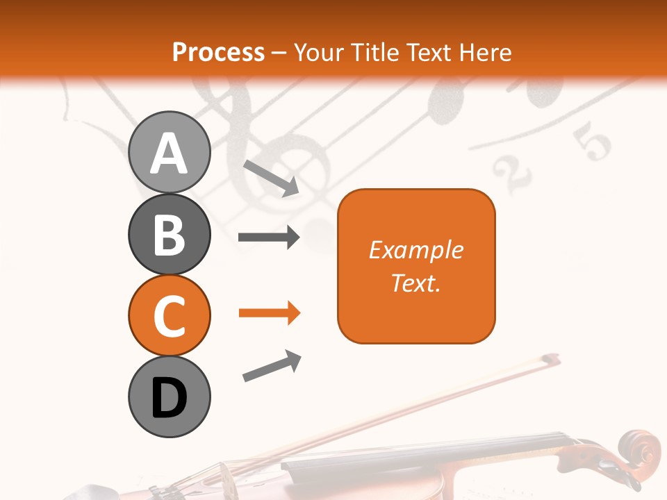 Black And White Cello Music PowerPoint Template