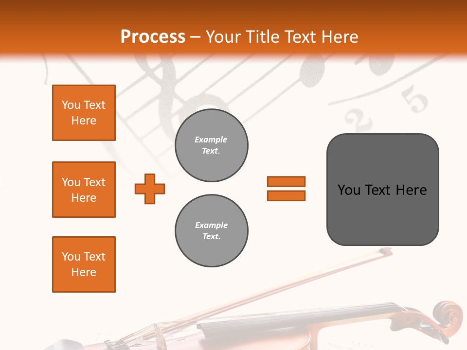 Black And White Cello Music PowerPoint Template