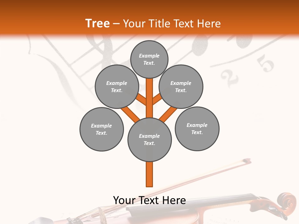 Black And White Cello Music PowerPoint Template