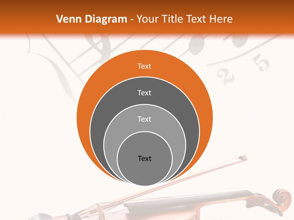 Black And White Cello Music PowerPoint Template