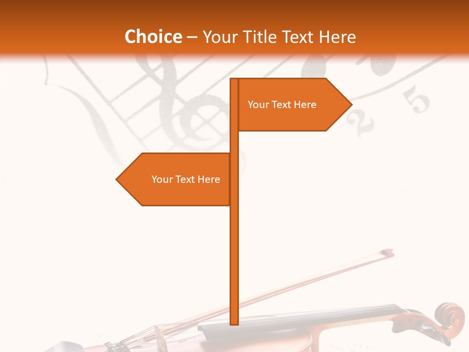 Black And White Cello Music PowerPoint Template