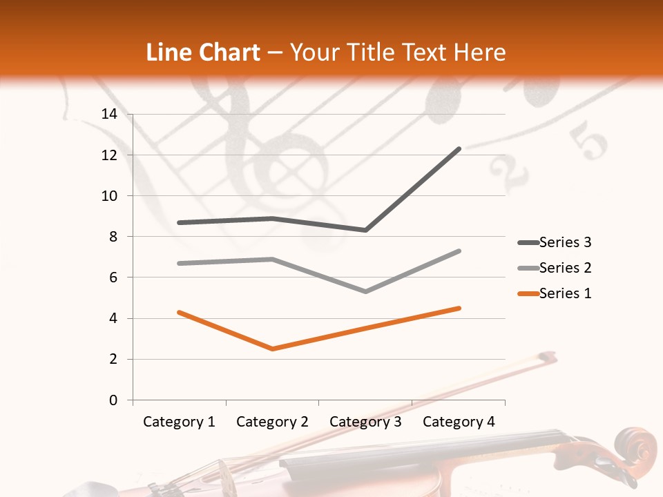 Black And White Cello Music PowerPoint Template