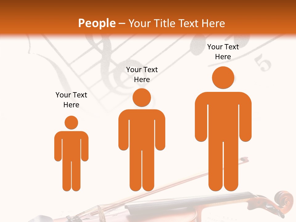 Black And White Cello Music PowerPoint Template