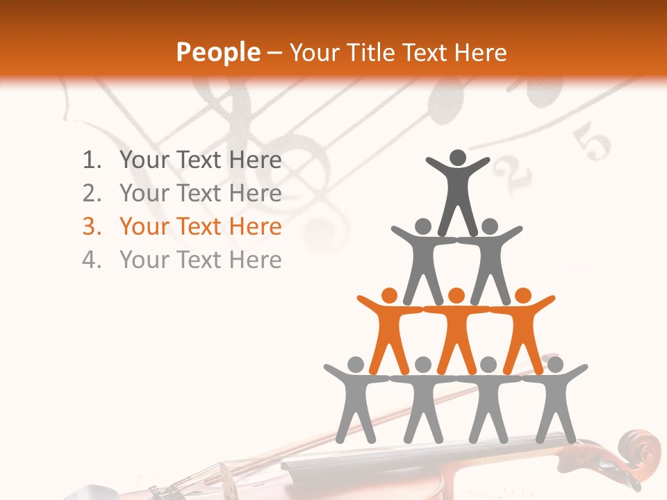 Black And White Cello Music PowerPoint Template