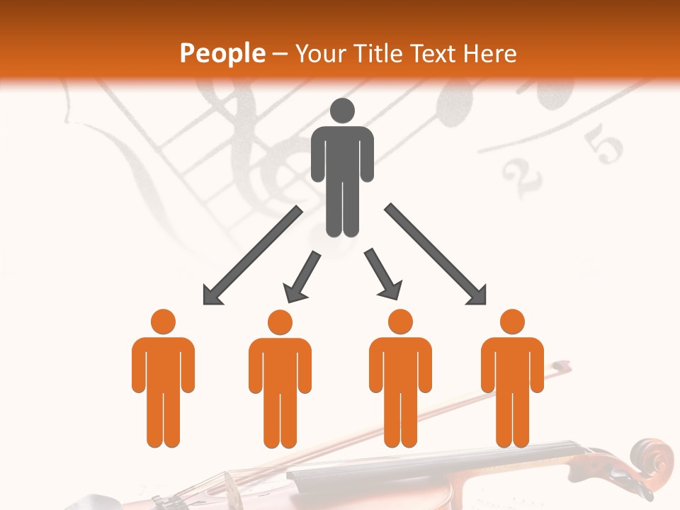 Black And White Cello Music PowerPoint Template