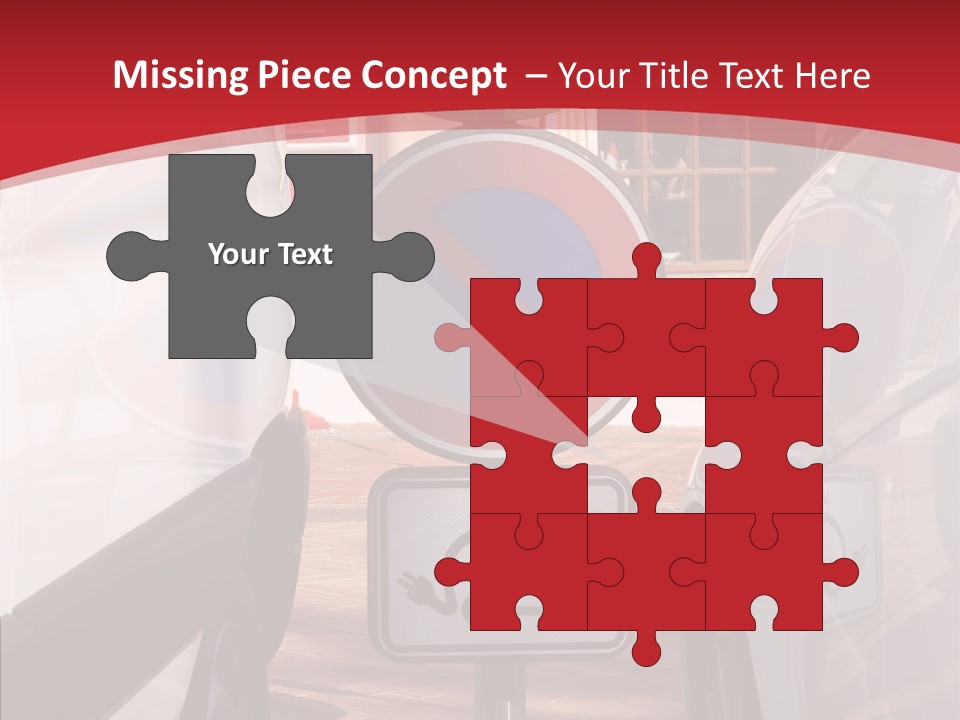 Connection Battery Concept PowerPoint Template